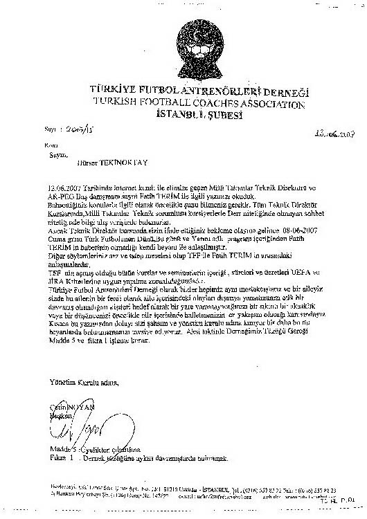 Trkiye Futbol Antrenrleri Dernei